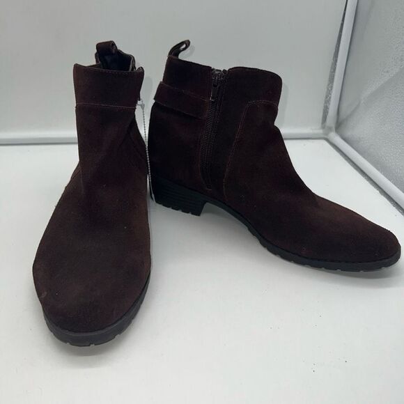 Giani Bernini Womens Eilee Suede Memory Foam Booties - Picture 1 of 11